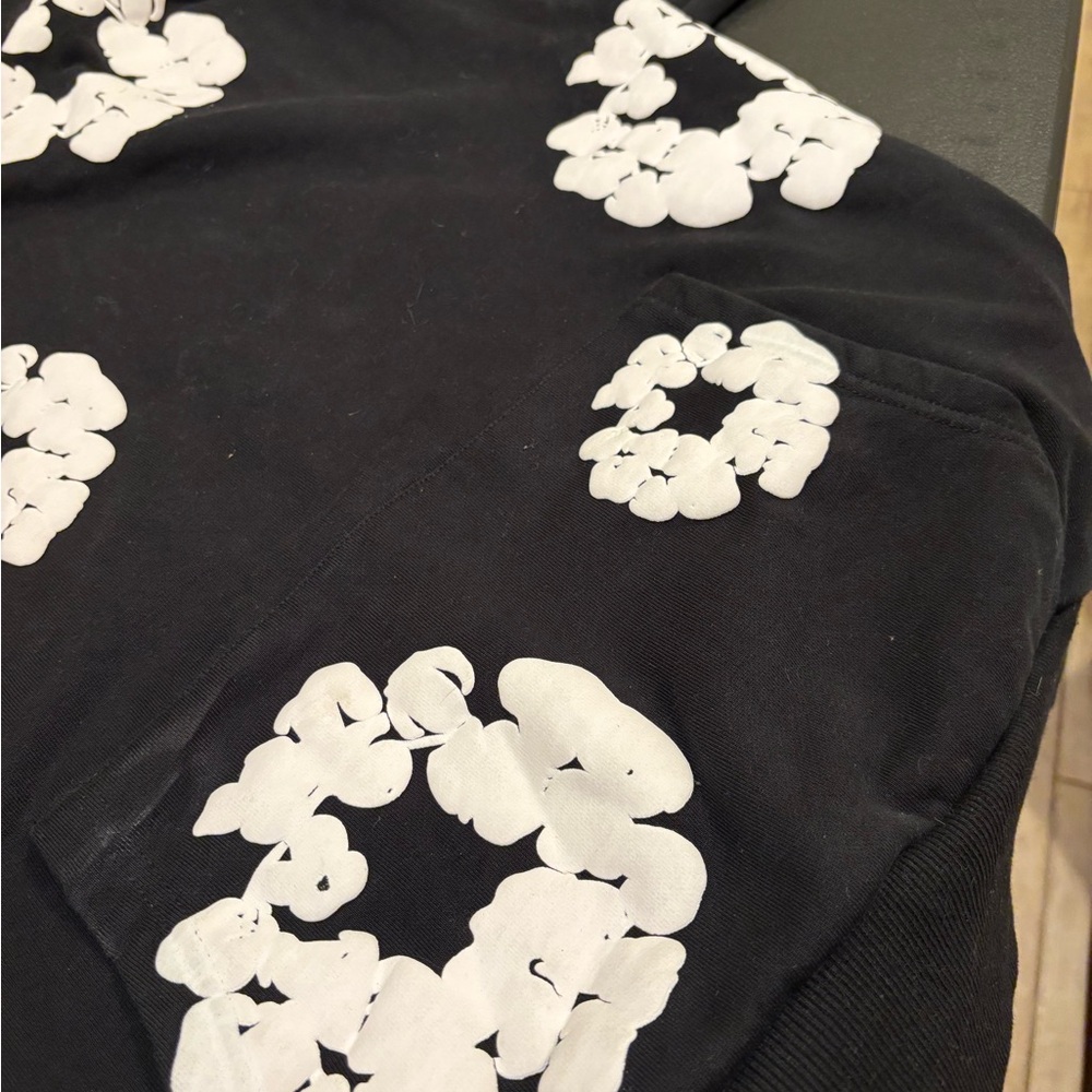 Black denim tears hoodie